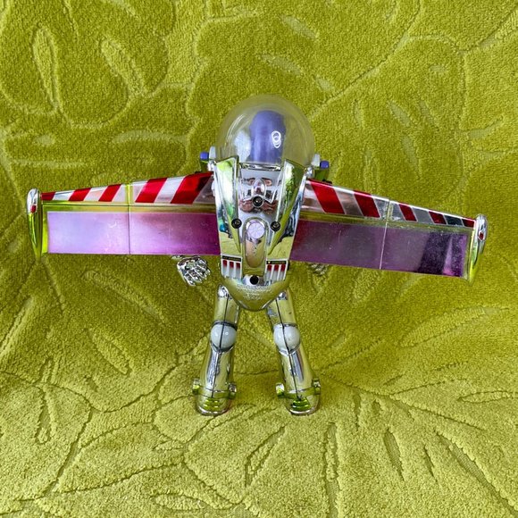 Disney on Ice Metallic Chrome Pixar Buzz Lightyear Toy Story Rare Action Figure - Picture 6 of 10